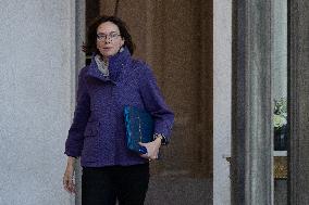 Weekly cabinet meeting at the Elysee Palace - Paris