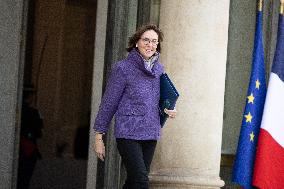 Weekly cabinet meeting at the Elysee Palace - Paris