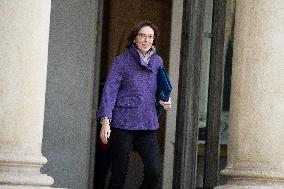 Weekly cabinet meeting at the Elysee Palace - Paris