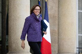 Weekly cabinet meeting at the Elysee Palace - Paris