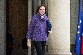 Weekly cabinet meeting at the Elysee Palace - Paris
