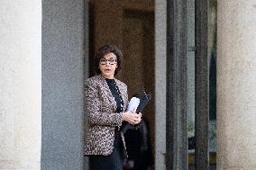 Weekly cabinet meeting at the Elysee Palace - Paris