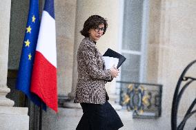 Weekly cabinet meeting at the Elysee Palace - Paris