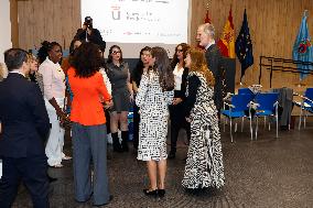 Royal Couple Meet With 15 Women Survivors Of Human Trafficking - Madrid