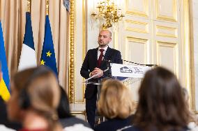 Olena Zelenska at Bring Kids Back - Paris