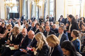 Olena Zelenska at Bring Kids Back - Paris