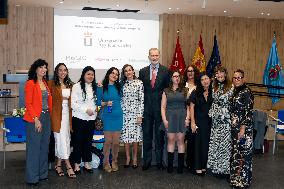 Royal Couple Meet With 15 Women Survivors Of Human Trafficking - Madrid