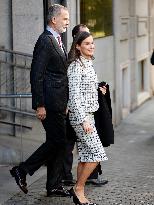 Royal Couple Meet With 15 Women Survivors Of Human Trafficking - Madrid