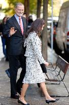 Royal Couple Meet With 15 Women Survivors Of Human Trafficking - Madrid