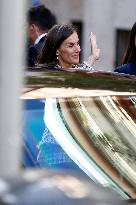 Royal Couple Meet With 15 Women Survivors Of Human Trafficking - Madrid