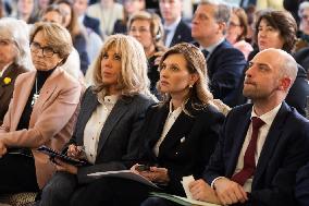 Olena Zelenska at Bring Kids Back - Paris