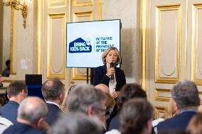 Olena Zelenska at Bring Kids Back - Paris