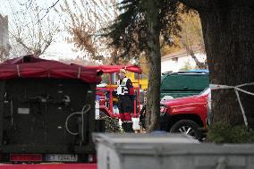 EMU Personnel Disinfect Vehicles for Swine Fever Control - Barcelona