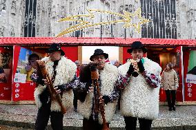 Opening of the Christmas markets in Piazza Duomo - Milan