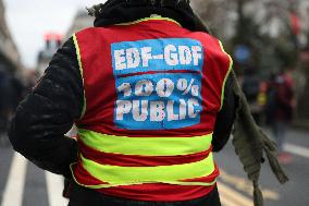 Protests Against New Austerity Measures in France - Paris