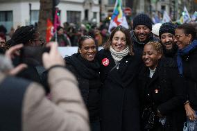 Protests Against New Austerity Measures in France - Paris
