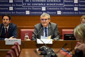 Hearing of Marine Tondelier at the National Assembly - Paris