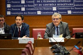 Hearing of Marine Tondelier at the National Assembly - Paris