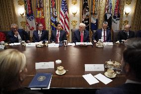 Trump Holds a Cabinet Meeting - Washington, DC
