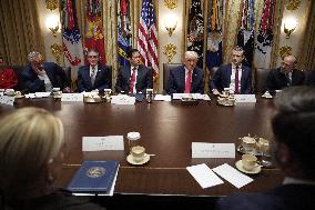 Trump Holds a Cabinet Meeting - Washington, DC