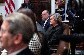 Trump Holds a Cabinet Meeting - Washington, DC