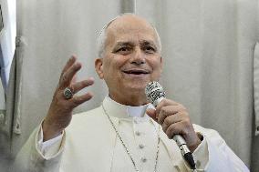 Pope Leo XIV Speaks To Press Aboard the Plane Back From Lebanon