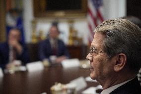 Trump Holds a Cabinet Meeting - Washington, DC