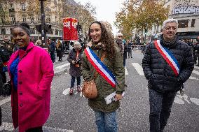 Protests Against New Austerity Measures in France - Paris