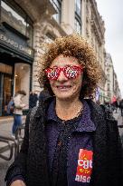 Protests Against New Austerity Measures in France - Paris