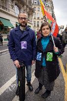 Protests Against New Austerity Measures in France - Paris