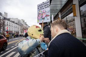 Protests Against New Austerity Measures in France - Paris