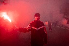 Protests Against New Austerity Measures in France - Paris