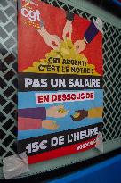 Protests Against New Austerity Measures in France - Paris