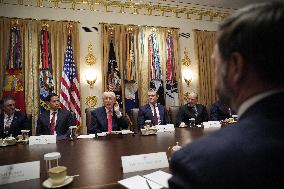 Trump Holds a Cabinet Meeting - Washington, DC