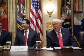 Trump Holds a Cabinet Meeting - Washington, DC