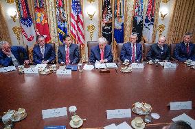 Trump Holds a Cabinet Meeting - Washington, DC
