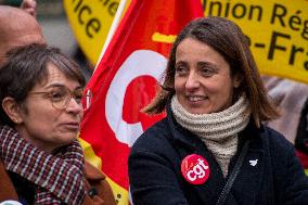 Protests Against New Austerity Measures in France - Paris