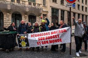 Protests Against New Austerity Measures in France - Paris