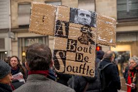 Protests Against New Austerity Measures in France - Paris