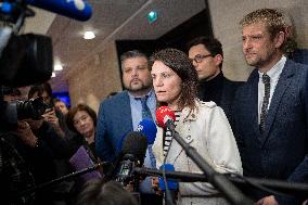 Committee hearing for E-commerce giant Shein at National Assembly - Paris AJ