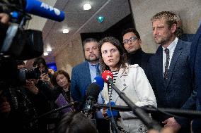 Committee hearing for E-commerce giant Shein at National Assembly - Paris AJ