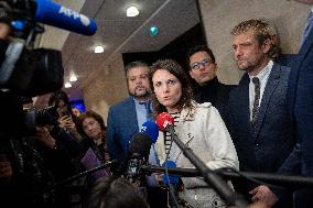 Committee hearing for E-commerce giant Shein at National Assembly - Paris AJ