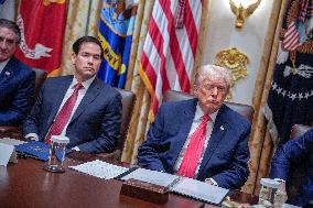 Trump Holds a Cabinet Meeting - Washington, DC