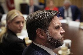 Trump Holds a Cabinet Meeting - Washington, DC