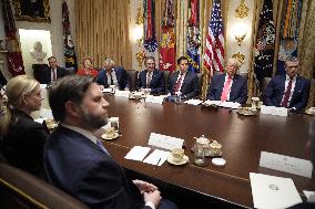 Trump Holds a Cabinet Meeting - Washington, DC