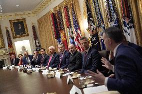 Trump Holds a Cabinet Meeting - Washington, DC