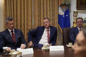 Trump Holds a Cabinet Meeting - Washington, DC