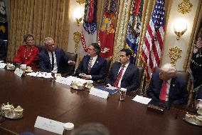 Trump Holds a Cabinet Meeting - Washington, DC