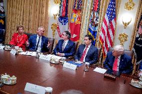 Trump Holds a Cabinet Meeting - Washington, DC