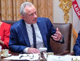 Trump Holds a Cabinet Meeting - Washington, DC